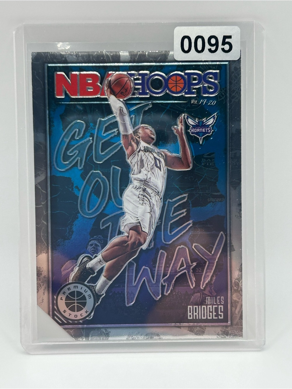 Miles Bridges 'Get Out The Way' NBA Hoops Basketball Card 🏀 Charlotte Hornets